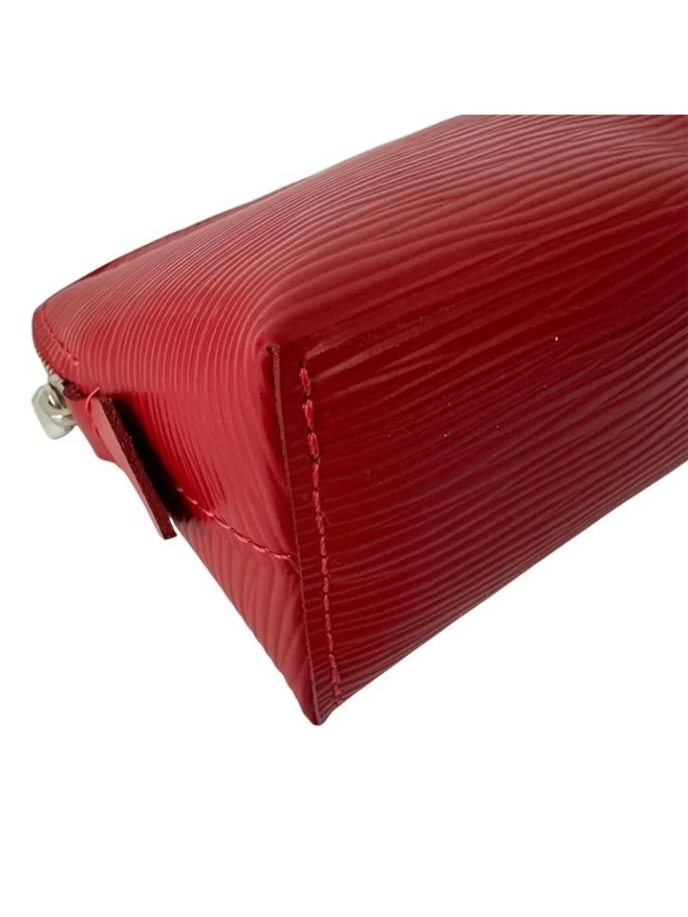 Louis Vuitton Pouch Makeup Epi Leather Pochette Cosmetic Castilian Red - Picture 4 of 10